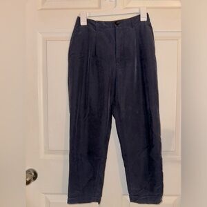 Mango Women’s blue lightweight trousers 2 business casual office contemporary